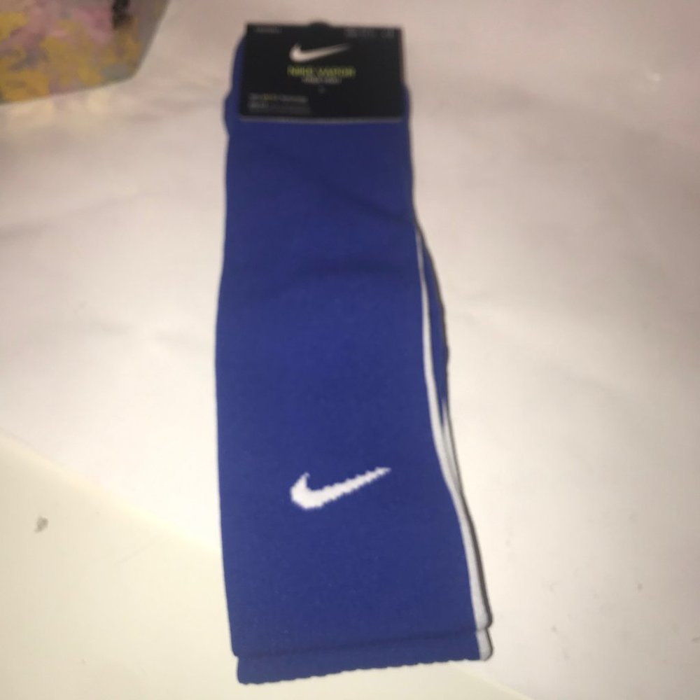 Nike VAPOR Knee High Football Soccer Socks Blue M & L